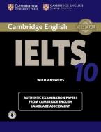 Cambridge Ielts 10 Student's Book With Answers With Audio di Cambridge Eng Lang Assessment edito da Cambridge University Press