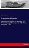 Preparation for Death di Noah Benedict edito da hansebooks