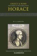 Horace di S. J. Harrison edito da Cambridge University Press