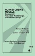 Nonrecursive Models di Pamela M. Paxton edito da SAGE Publications, Inc