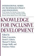 Knowledge for Inclusive Development di Unknown edito da Quorum Books