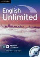 English Unlimited Advanced Coursebook With E-portfolio di Adrian Doff, Ben Goldstein edito da Cambridge University Press