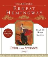 Death in the Afternoon di Ernest Hemingway edito da Simon & Schuster Audio