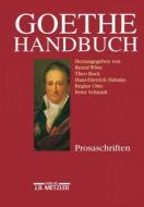 Goethe-handbuch di Gernot Bohme edito da J.b. Metzler