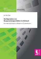 Konfiguration von Kooperationsportfolios im Einkauf di Jan Felix Piper edito da Josef Eul Verlag GmbH