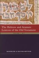 The Hebrew and Aramaic Lexicon of the Old Testament (2 Vol. Set): Unabdriged Edition in 2 Volumes di Koehler, Baumgartner, Stamm edito da BRILL ACADEMIC PUB