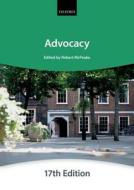 Advocacy di The City Law School edito da Oxford University Press