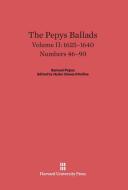 The Pepys Ballads, Volume II, (1625-1640) edito da Harvard University Press