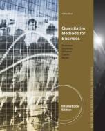 Anderson, D:  Quantitative Methods for Business, Internation di David Anderson edito da South Western Educational Publishing