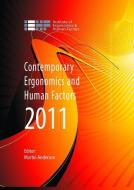 Contemporary Ergonomics and Human Factors 2011 edito da Taylor & Francis Ltd