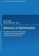 Advances in Optimization edito da Springer Berlin Heidelberg