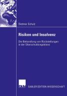 Risiken und Insolvenz di Dietmar Schulz edito da Deutscher Universitätsverlag