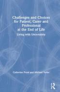Challenges And Choices For Patient, Carer And Professional At The End Of Life di Catherine Proot, Michael Yorke edito da Taylor & Francis Ltd