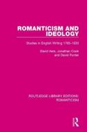 Romanticism and Ideology di David Aers, Jonathan Cook, David Punter edito da Taylor & Francis Ltd