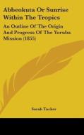 Abbeokuta Or Sunrise Within The Tropics: An Outline Of The Origin And Progress Of The Yoruba Mission (1855) di Sarah Tucker edito da Kessinger Publishing, Llc