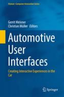 Automotive User Interfaces edito da Springer-Verlag GmbH