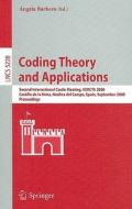 Coding Theory and Applications edito da Springer Berlin Heidelberg