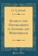 Kudrun Und Dietrichepen in Auswahl Mit Worterbuch (Classic Reprint) di O. L. Jiriczek edito da Forgotten Books