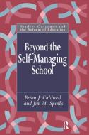 Beyond The Self-managing School di Brian Caldwell, Jim M. Spinks edito da Taylor & Francis Ltd