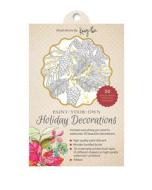 Paint-Your-Own Holiday Decorations: Illustrations by Kristy Rice di Kristy Rice edito da SCHIFFER PUB LTD
