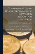 CONSTITUTION OF THE DOMINION COMMERCIAL di DOMINION COMMERCIAL edito da LIGHTNING SOURCE UK LTD