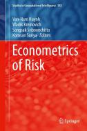 Econometrics of Risk edito da Springer-Verlag GmbH