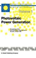 Photovoltaic Power Generation edito da Springer Netherlands