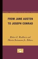 From Jane Austen to Joseph Conrad edito da UNIV OF MINNESOTA PR