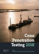 Cone Penetration Testing 2018 edito da Taylor & Francis Ltd