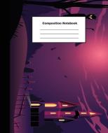 Composition Notebook: Purple Tone Halloween Dark Landscape Wide Ruled Paper di Tom's Sunshine edito da LIGHTNING SOURCE INC