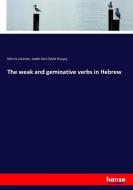 The weak and geminative verbs in Hebrew di Morris Jastrow, Judah ben David Hayyuj edito da hansebooks