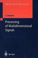 Processing Of Multidimensional Signals di Alexandre Smirnov edito da Springer-verlag Berlin And Heidelberg Gmbh & Co. Kg