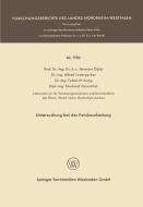 Untersuchung bei der Feinbearbeitung di Herwart Optiz edito da VS Verlag für Sozialwissenschaften