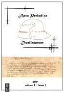 Acta Periodica Duellatorum (vol. 5, issue 2) edito da De Gruyter Open