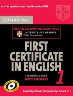 Cambridge First Certificate In English 1 For Updated Exam Student\'s Book With Answers di Cambridge ESOL edito da Cambridge University Press