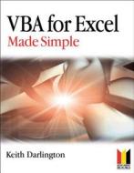 VBA for Excel di K. Darlington edito da Elsevier Science & Technology