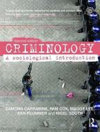 Criminology di Eamonn Carrabine, Pam Cox, Jackie Turton, Maggy Lee, Nigel South, Ken Plummer edito da Taylor & Francis Ltd