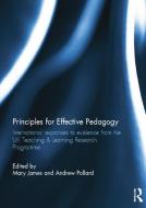 Principles for Effective Pedagogy edito da Taylor & Francis Ltd