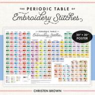 Periodic Table Of Embroidery Stitches Poster di Christen Brown edito da C & T Publishing