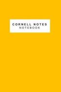 Cornell Notes Notebook: Yellow 150 Page Cornell Notes Style Composition Journal di Andrea Flowers edito da LIGHTNING SOURCE INC