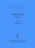 Opera di Quintus Horatius Flaccus edito da Walter de Gruyter