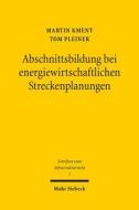 Abschnittsbildung Bei Energiewirtschaftlichen Streckenplanungen di Martin Kment, Tom Pleiner edito da Mohr Siebeck
