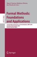 Formal Methods: Foundations and Applications edito da Springer Berlin Heidelberg