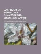 Jahrbuch Der Deutschen Shakespeare-gesellschaft (32) di United States Congress Joint, Deutsche Shakespeare-Gesellschaft edito da Rarebooksclub.com