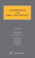 Carter-ruck On Libel And Privacy di Cameron Doley edito da Lexisnexis Uk