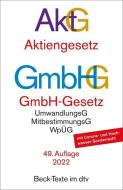 Aktiengesetz, GmbH-Gesetz edito da Beck C. H.