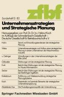 Unternehmensstrategien und strategische Planung di Helmut Koch edito da Gabler Verlag