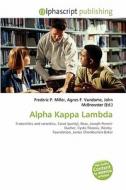 Alpha Kappa Lambda edito da Betascript Publishing