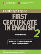 Cambridge First Certificate In English 2 For Updated Exam Student\'s Book With Answers di Cambridge ESOL edito da Cambridge University Press
