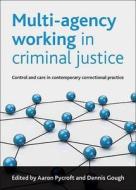 Multi-Agency Working in Criminal Justice: Control and Care in Contemporary Correctional Practice di Pycroft edito da POLICY PR
